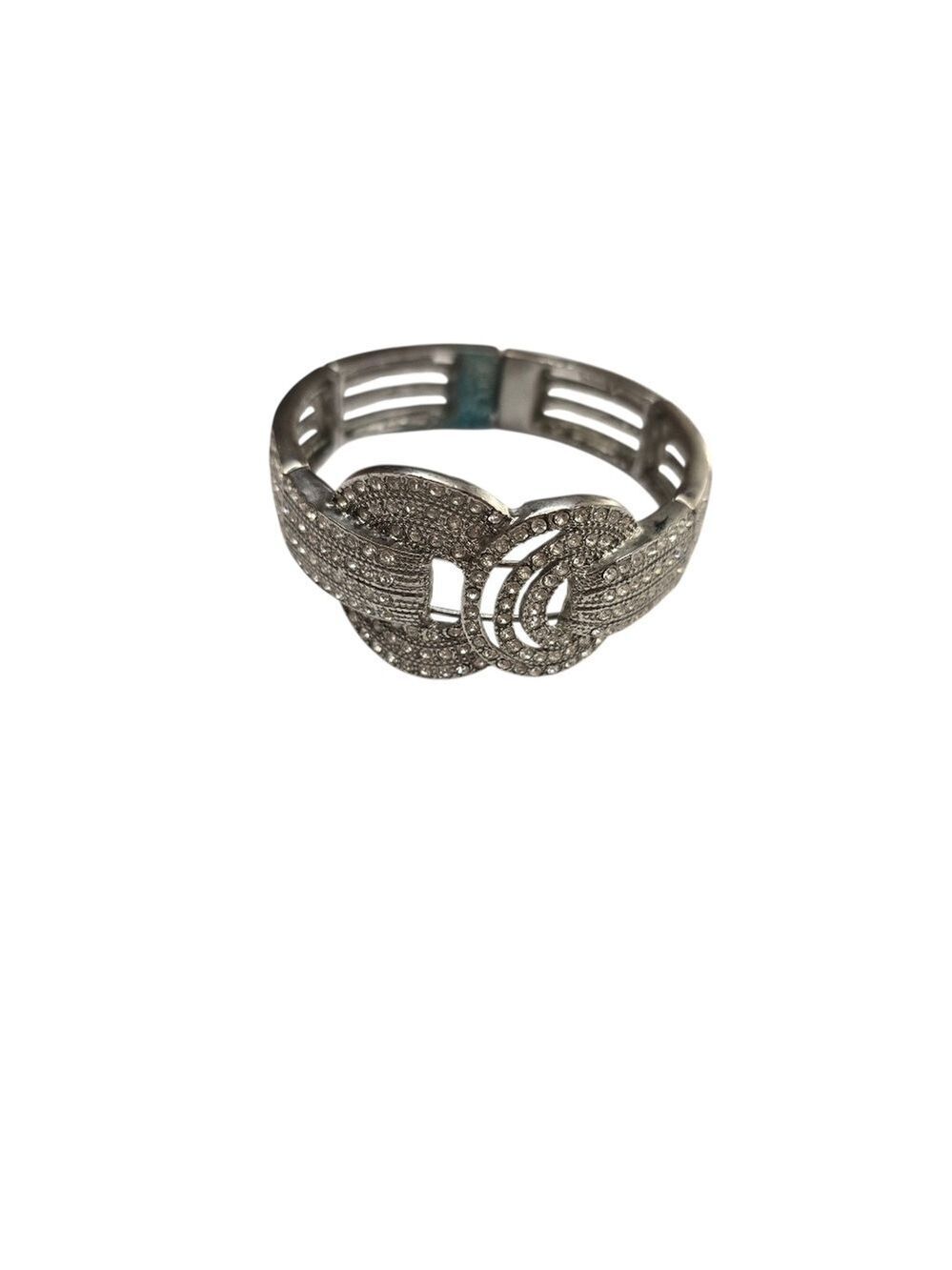 Cara Silver Tone Magnetic Bracelet